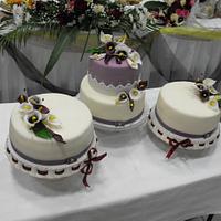 calla wedding cake