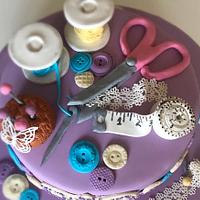 Sewing cake 
