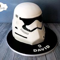 White Trooper Cake