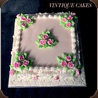 Victorian lambeth style cake