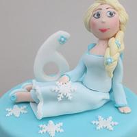 Frozen themed Elsa Cake