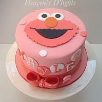 Elmo Pink Cake