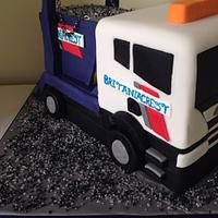 Skip Lorry Cake 
