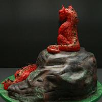 My Dragons and Cave Cake