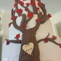Love Birds in a Tree