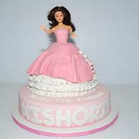 2 tier Doll Cake