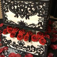 Gothic Style Wedding cake