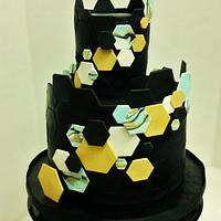 Hexagonal cake 