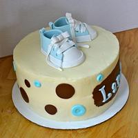 First Baby Shoes Cake 