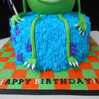 Monsters Inc birthday cake