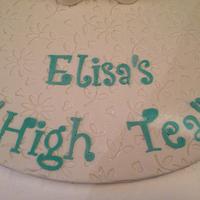 "Miss Elisa's Kitchen tea"