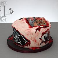 The Walking Dead Cake by The Honey Bee Cakery
