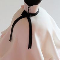 Wedding Dress Bridal Shower Cake