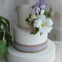 Iris Wedding Cake
