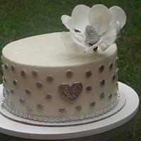 fantasy magnolia cake