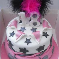 18th celebration cake