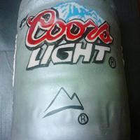 coors light beer can cake 