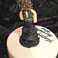 Karen Millen Ball gown cake
