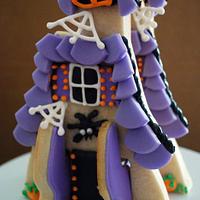 Spooky Haunted Halloween Cookie House!
