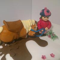 Thellwell pony inspired cake