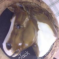 Horses head cake
