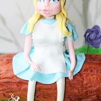 Alice and the Rabbit-Alice in Wonderland collaboration celebrating 150 years
