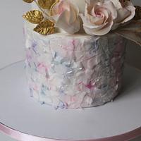 Boho chic birthday cake