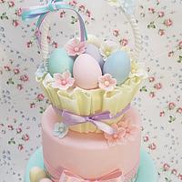 Sweet Easter cake...waiting for spring!