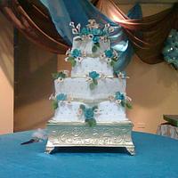                                      25 years anniversary wedding cake