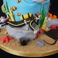 Diving cake