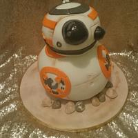 BB-8 star wars Cake