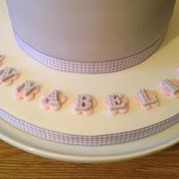 Annabelle's Christening Cake