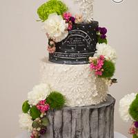 Romantic wedding cakes