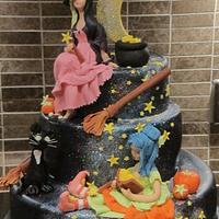 Halloween Witches Cake