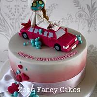 Pamper party cake