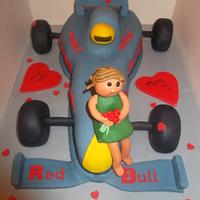 F1 Vettel cake 