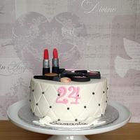 MAC cosmetics cake