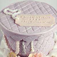 Pretty Jewelry Box Birthday Cake