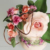 #4 Wedding Cake inspired by Enchanted Garden