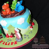 dinosaur train cake