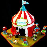 Circus tent Cake