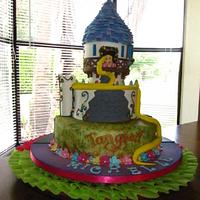 Harry Potter & Tangled Cake!!!
