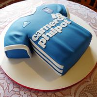 Ipswich Town Football Club shirt cake