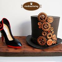steampunk hat and exuberant shoe
