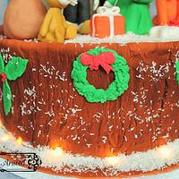 Fondant cake toppers sweet christmas collaboration
