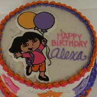 Dora Birthday Cake