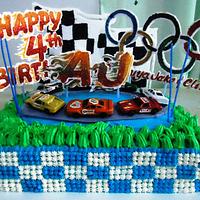 Car Racing Cake