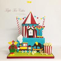 Big Top Circus  Cake