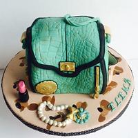 cake Bag turquoise