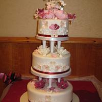 My First 3-Tier Wedding Cake